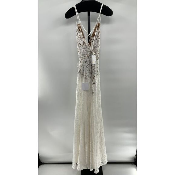 Lulus Women Love Of Details White Lace Maxi Dress M - Picture 2 of 2